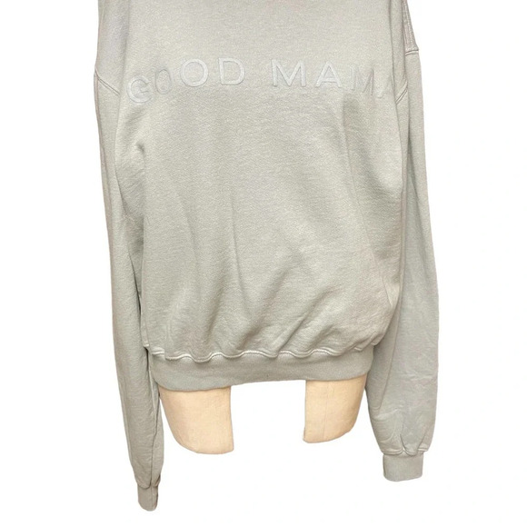 Good American Good Mama‎ Oversize Graphic Sweatshirt Size 2 / US Medium - Picture 6 of 8